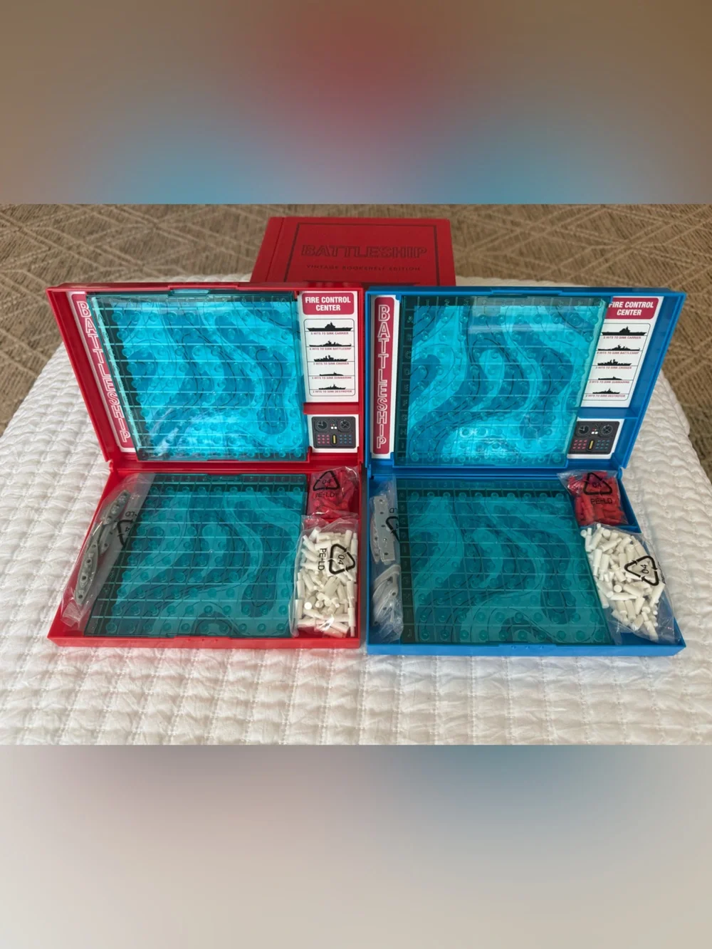 Battleship Vintage Bookshelf Edition Board Game New Never Used